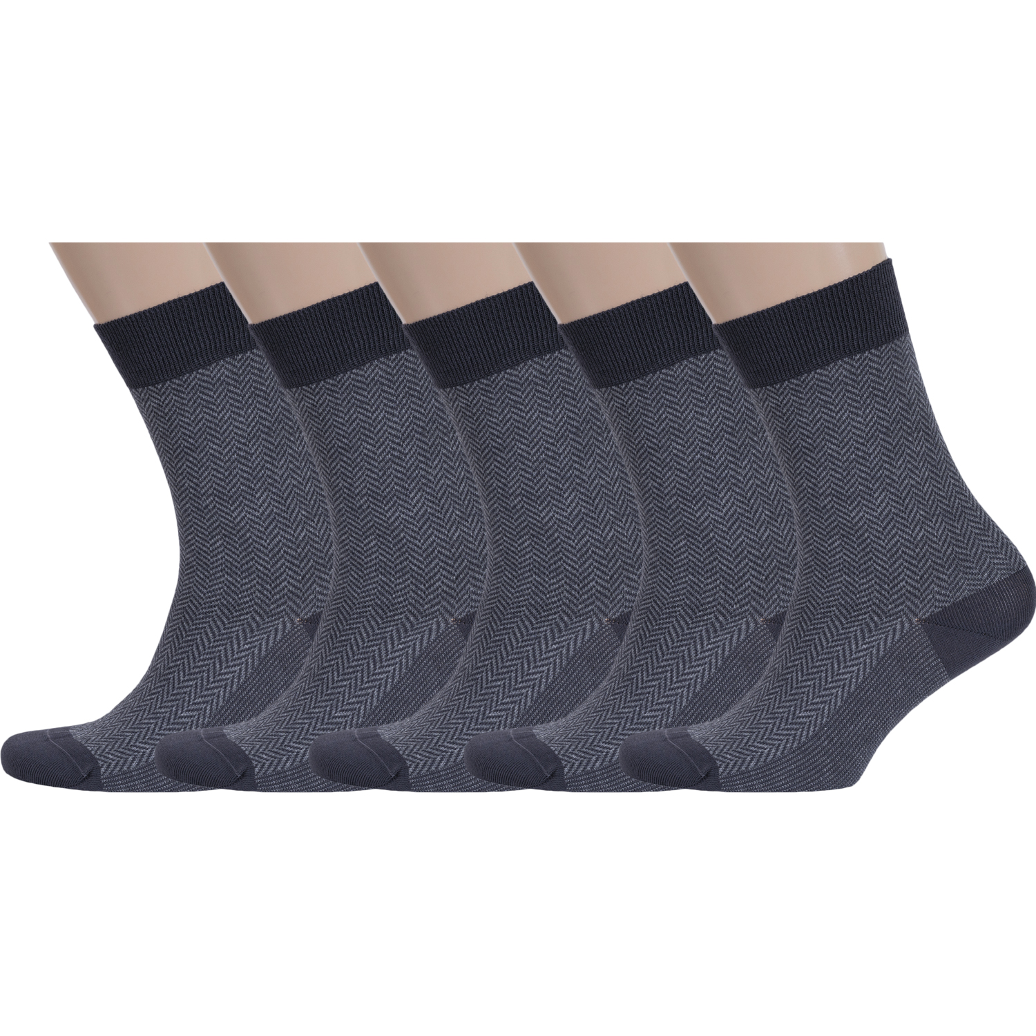 

Комплект носков мужских RuSocks 5-М3-12021 серых 41-43, 5-М3-12021