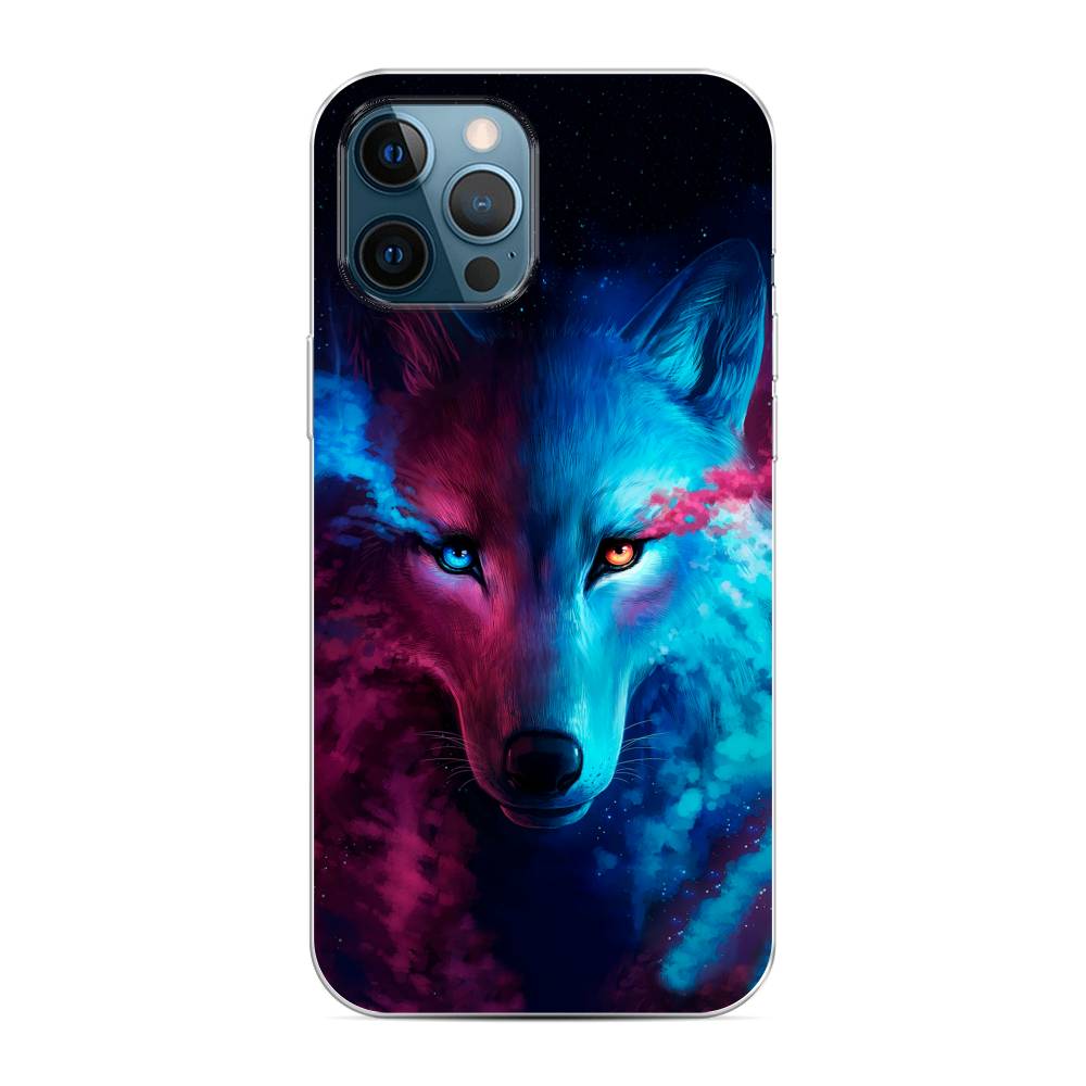 фото Чехол awog "волшебный волк" для apple iphone 12 pro max