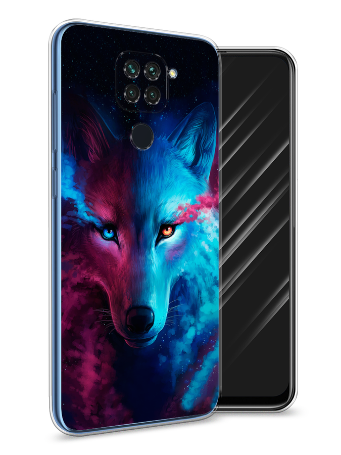 

Чехол Awog на Xiaomi Redmi Note 9 "Волшебный волк", Разноцветный, 38150-1