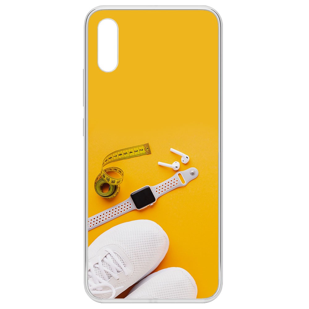 фото Чехол-накладка krutoff clear case кроссовки женские фитнес для xiaomi redmi 9a