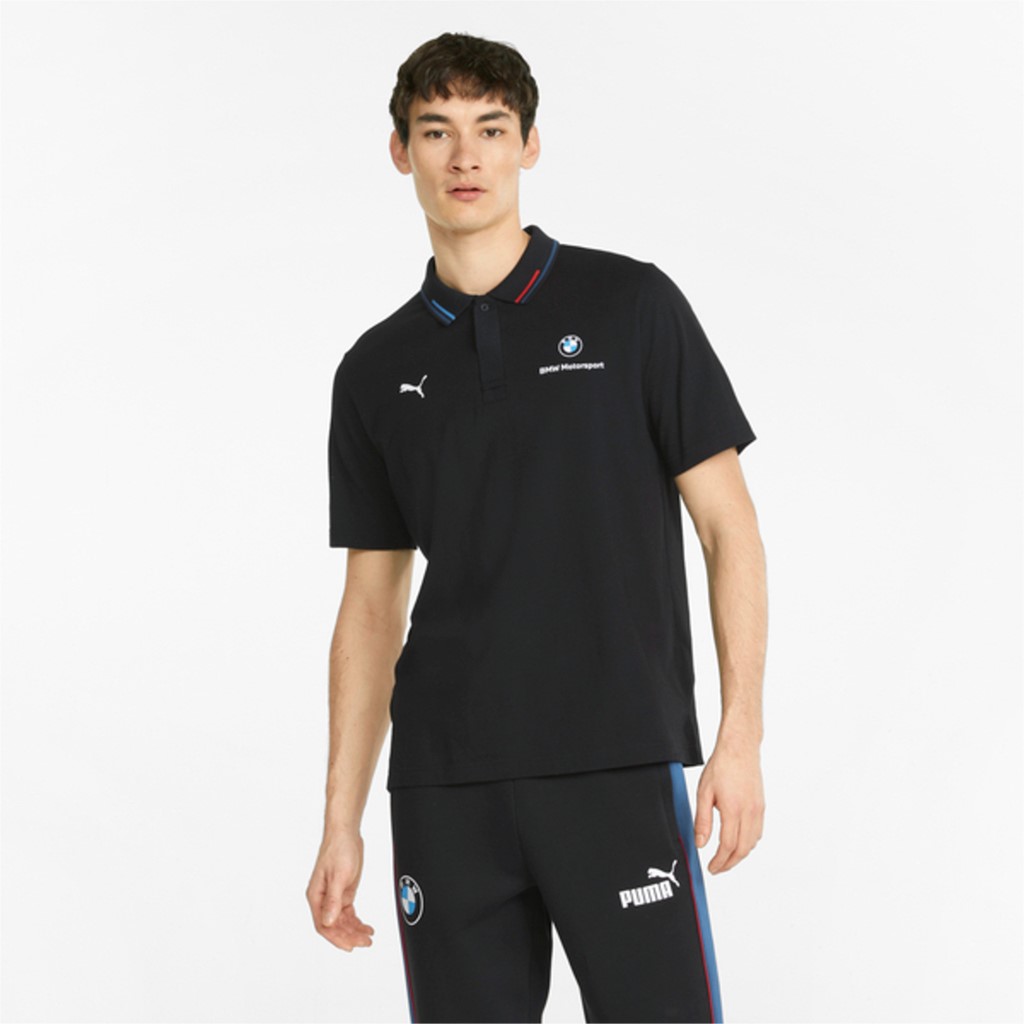 

Футболка мужская PUMA Bmw Mms Polo черная XXL, Bmw Mms Polo