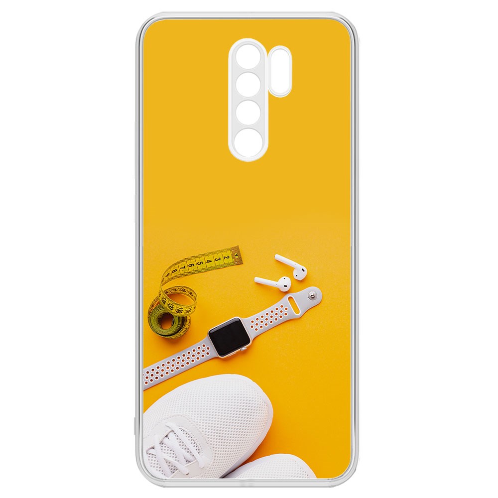 фото Чехол-накладка krutoff clear case кроссовки женские фитнес для xiaomi redmi 9