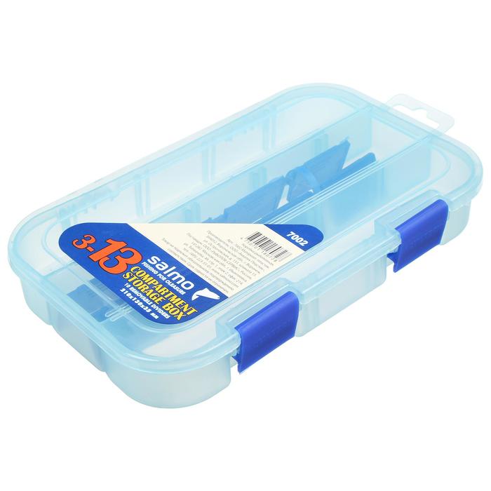 

Коробка рыболовная универсальная Salmo ALLROUND 210x130x36, Голубой