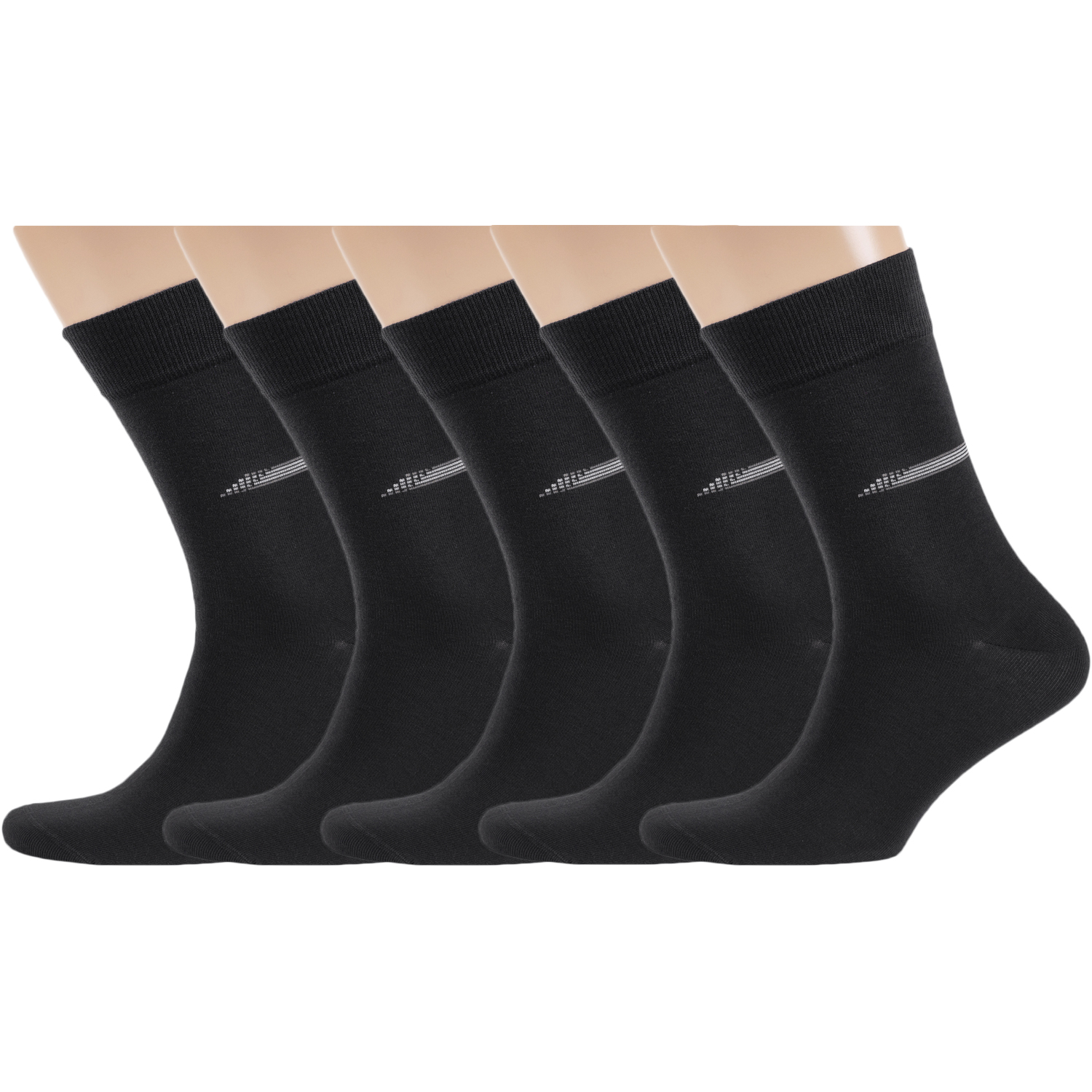 

Комплект носков мужских RuSocks 5-М-217 черных 41-43, 5-М-217