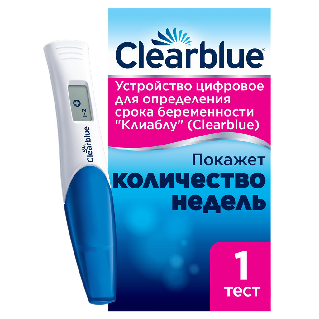 Тест для определения беременности Clearblue Digital цифровой 1 шт.