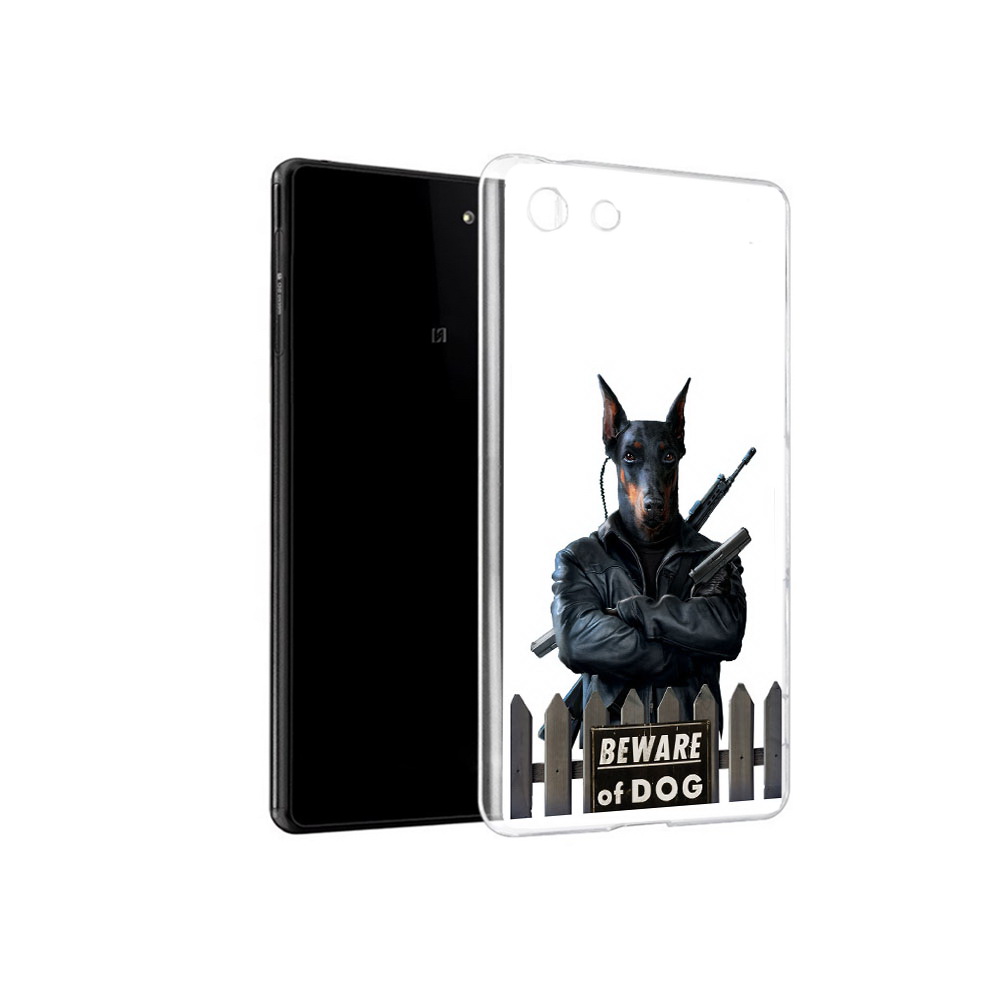 

Чехол MyPads Tocco для Sony Xperia M5 доберман (PT16167.241.332), Прозрачный, Tocco