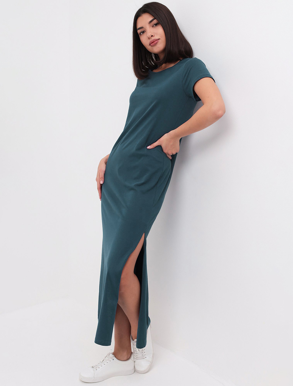 

Платье женское Happyfox HF1301N бирюзовое 50 RU, Бирюзовый, HF1301N