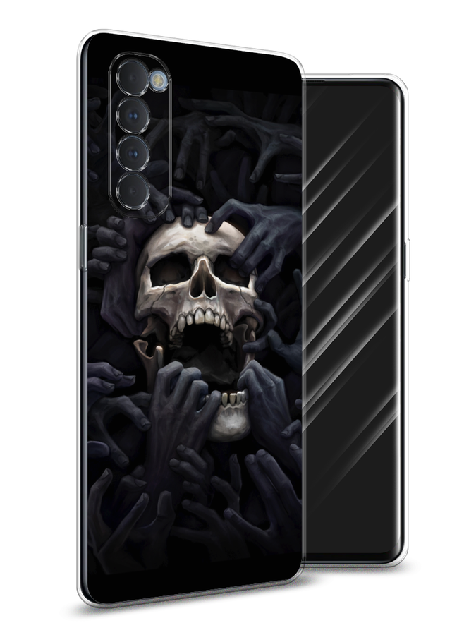 

Чехол Awog на Oppo Reno 4 Pro "Череп 29", Разноцветный, 258950-9