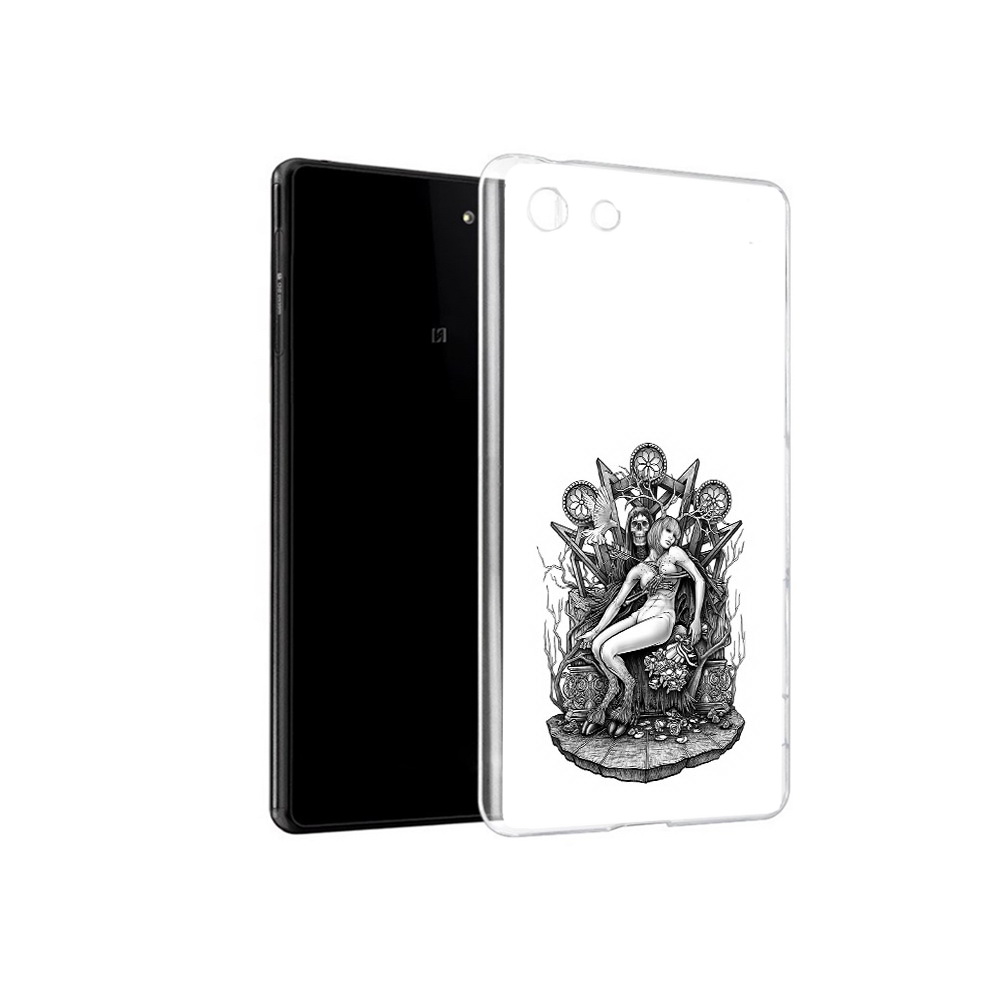 

Чехол MyPads Tocco для Sony Xperia M5 девушка на троне (PT16167.241.309), Прозрачный, Tocco