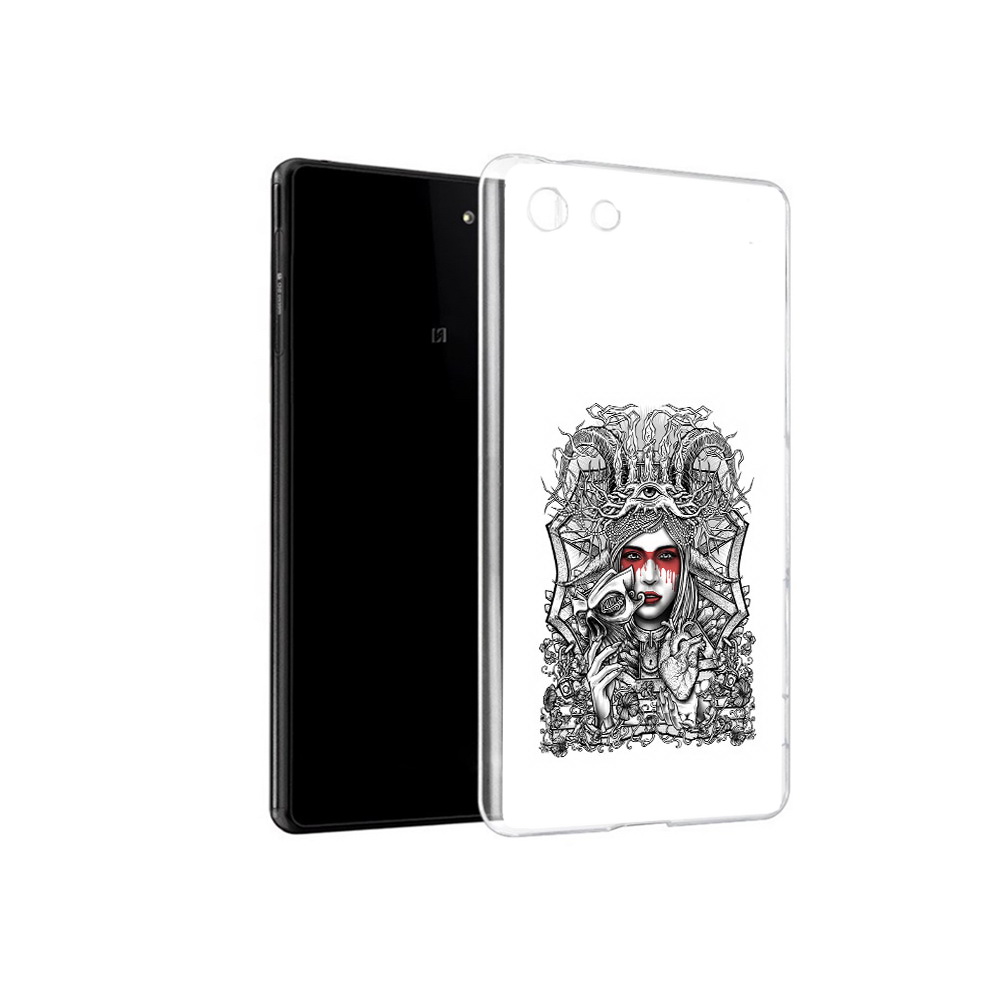 

Чехол MyPads Tocco для Sony Xperia M5 грусная девушка (PT16167.241.302), Прозрачный, Tocco