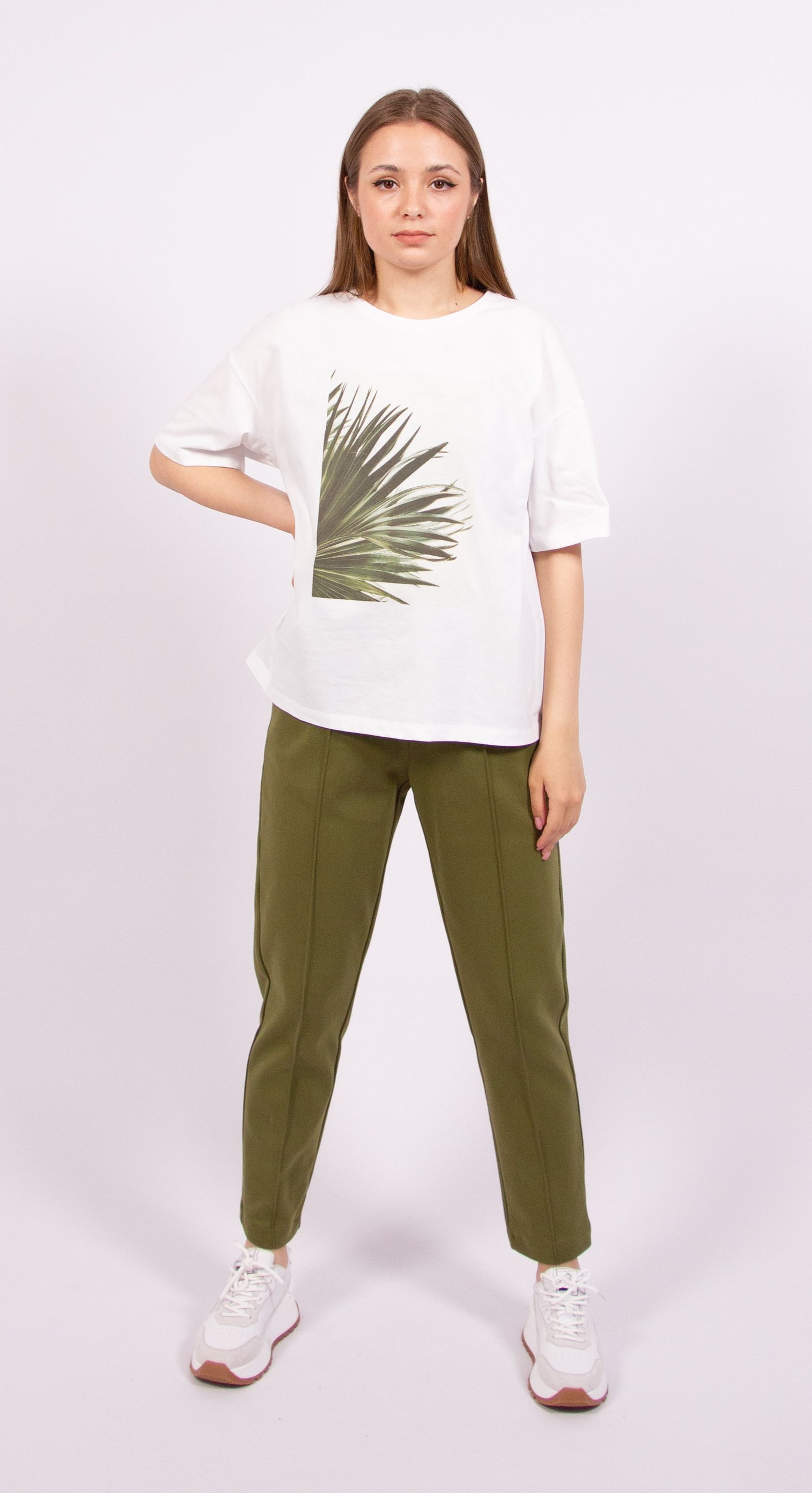 

Брюки женские 365 clothes 15546742.00 зеленые 42 RU, Зеленый, 15546742.00