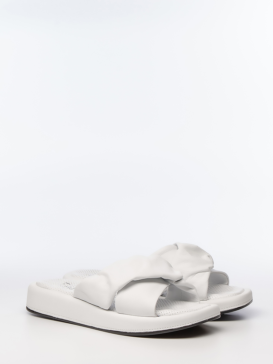 

Шлепанцы женские Lauf! 447-16123 white белые 37 RU, 447-16123 white