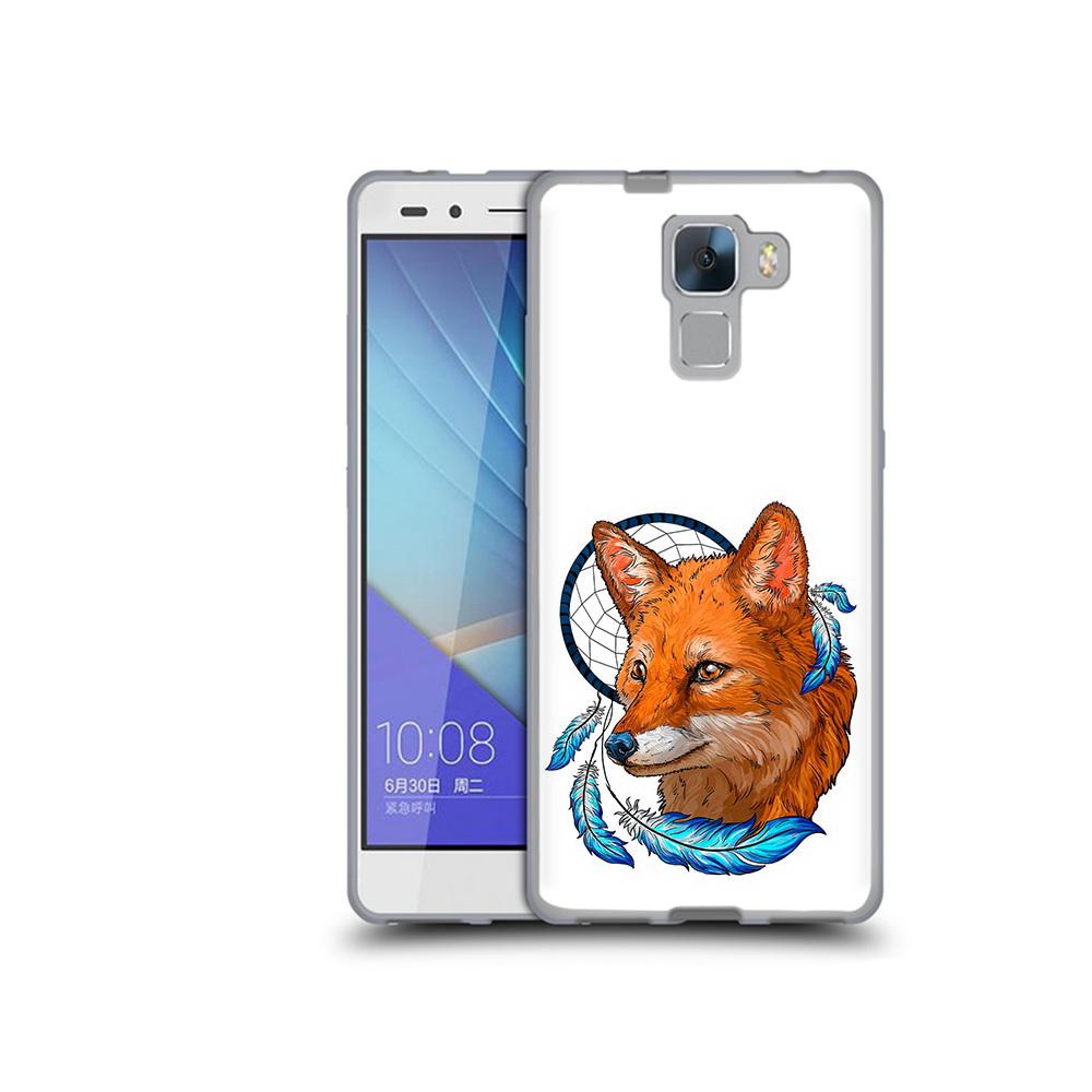 

Чехол MyPads Tocco для Honor 7 лиса и ловец снов (PT28758.36.438), Прозрачный, Tocco