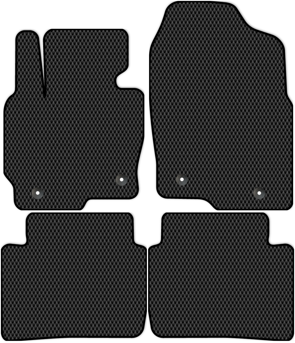 

Коврики ЭВА в салон для Mazda CX-5 1 (KE) 2011 - 2017, 4 шт. черный, 3415-S4YL-H