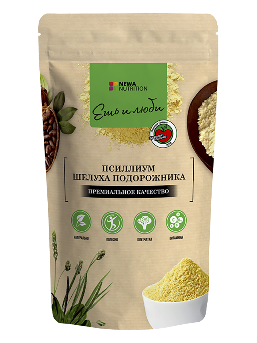 

Псиллиум (шелуха) подорожника, 150 г, Newa Nutrition