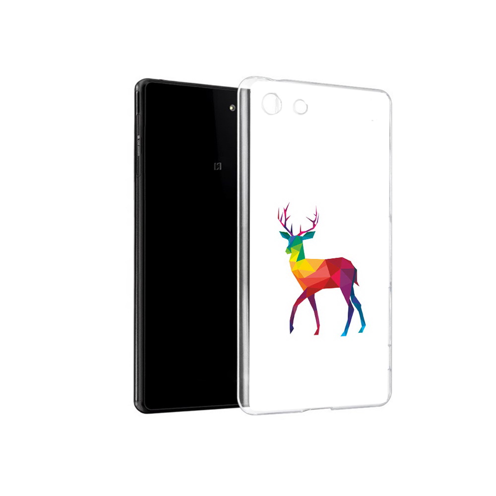 

Чехол MyPads Tocco для Sony Xperia M5 геометрический олень (PT16167.241.286), Прозрачный, Tocco