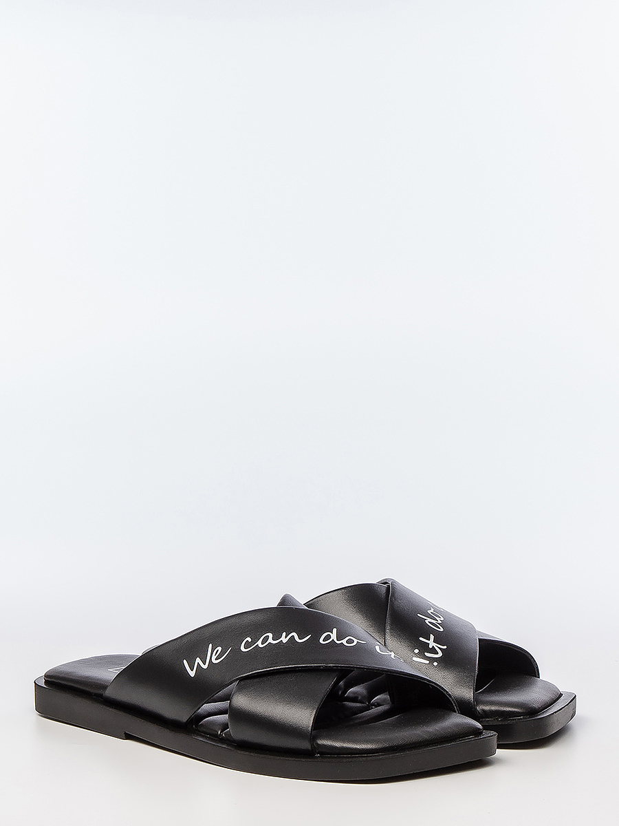 

Шлепанцы женские Lauf! 323-01black черные 37 RU, 323-01black