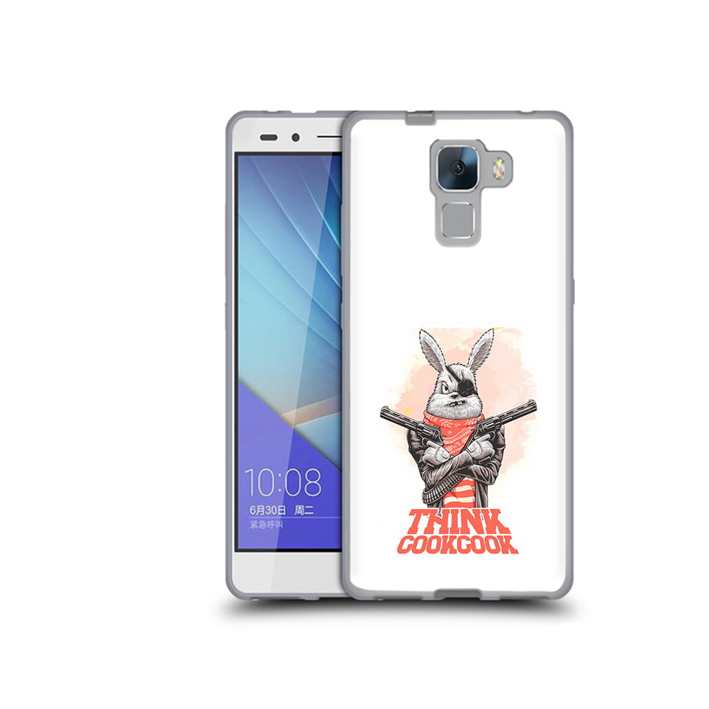 

Чехол MyPads Tocco для Honor 7 кролик пират (PT28758.36.419), Прозрачный, Tocco