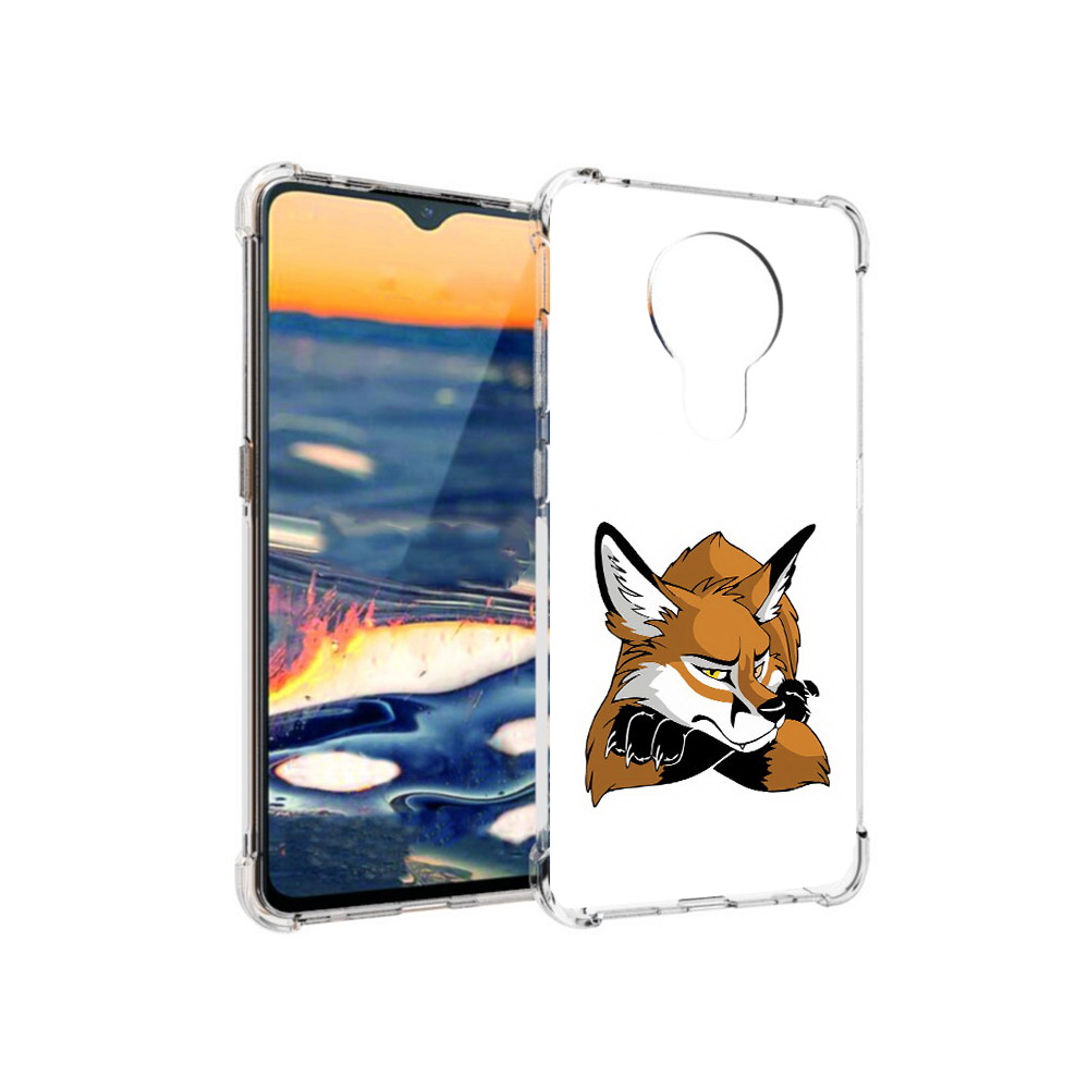 

Чехол MyPads Tocco для Nokia 5.3 фокс (PT227052.106.660), Прозрачный, Tocco