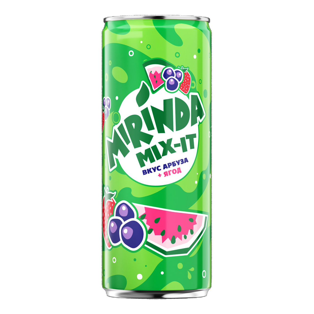 

Газированный напиток Mirinda Mix-It Арбуз-ягоды 0,33 л