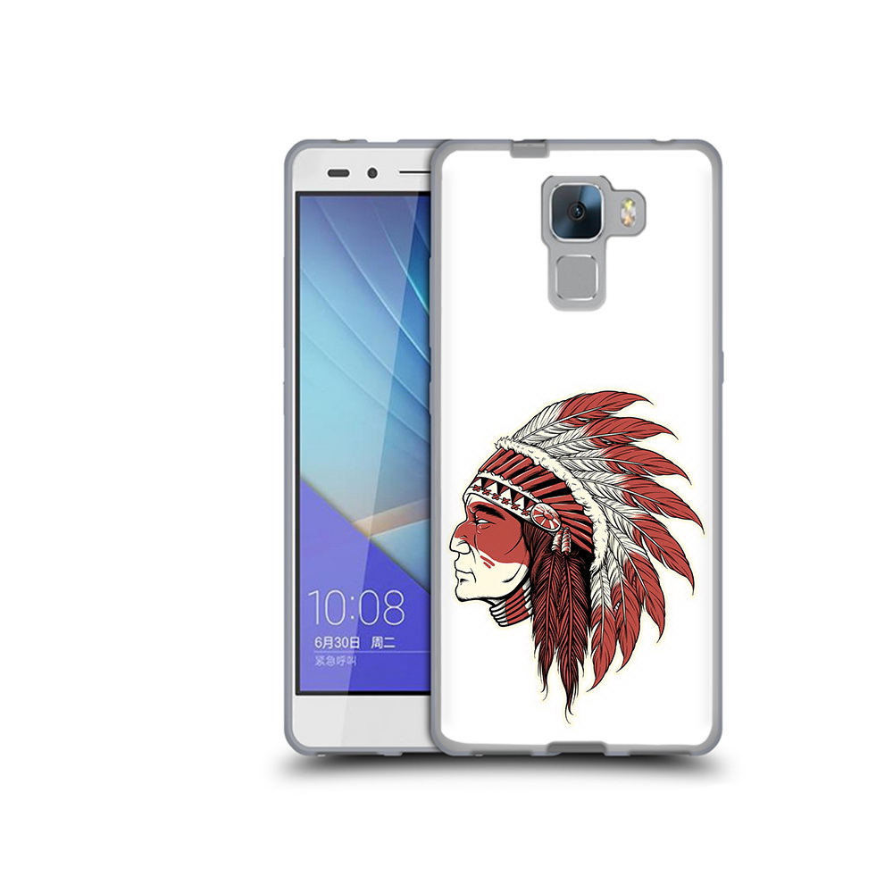 

Чехол MyPads Tocco для Honor 7 красный индеец (PT28758.36.411), Прозрачный, Tocco
