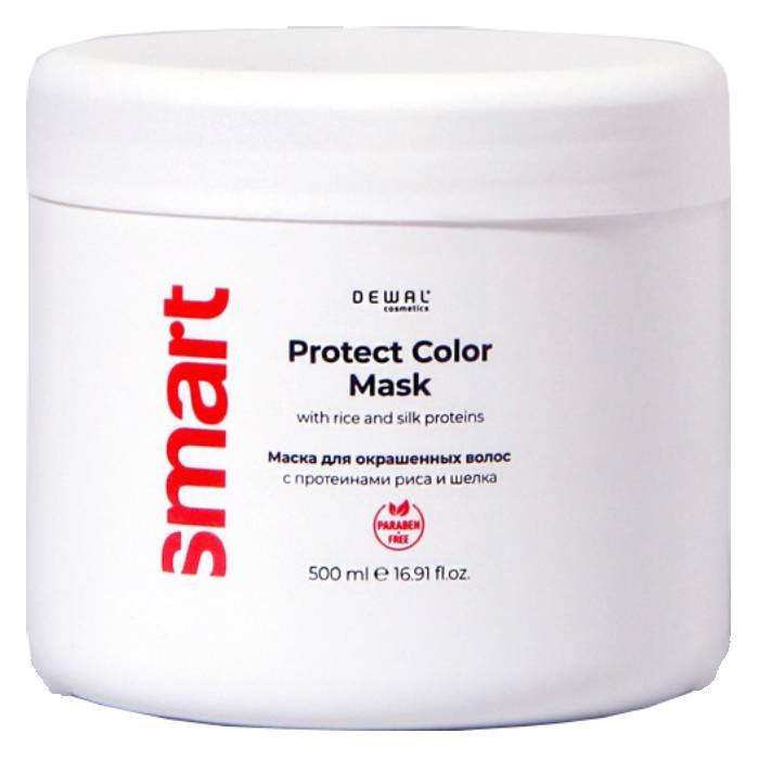 Маска для окрашенных волос DEWAL Cosmetics Smart Care Protect Color Save Color Mask 500 мл