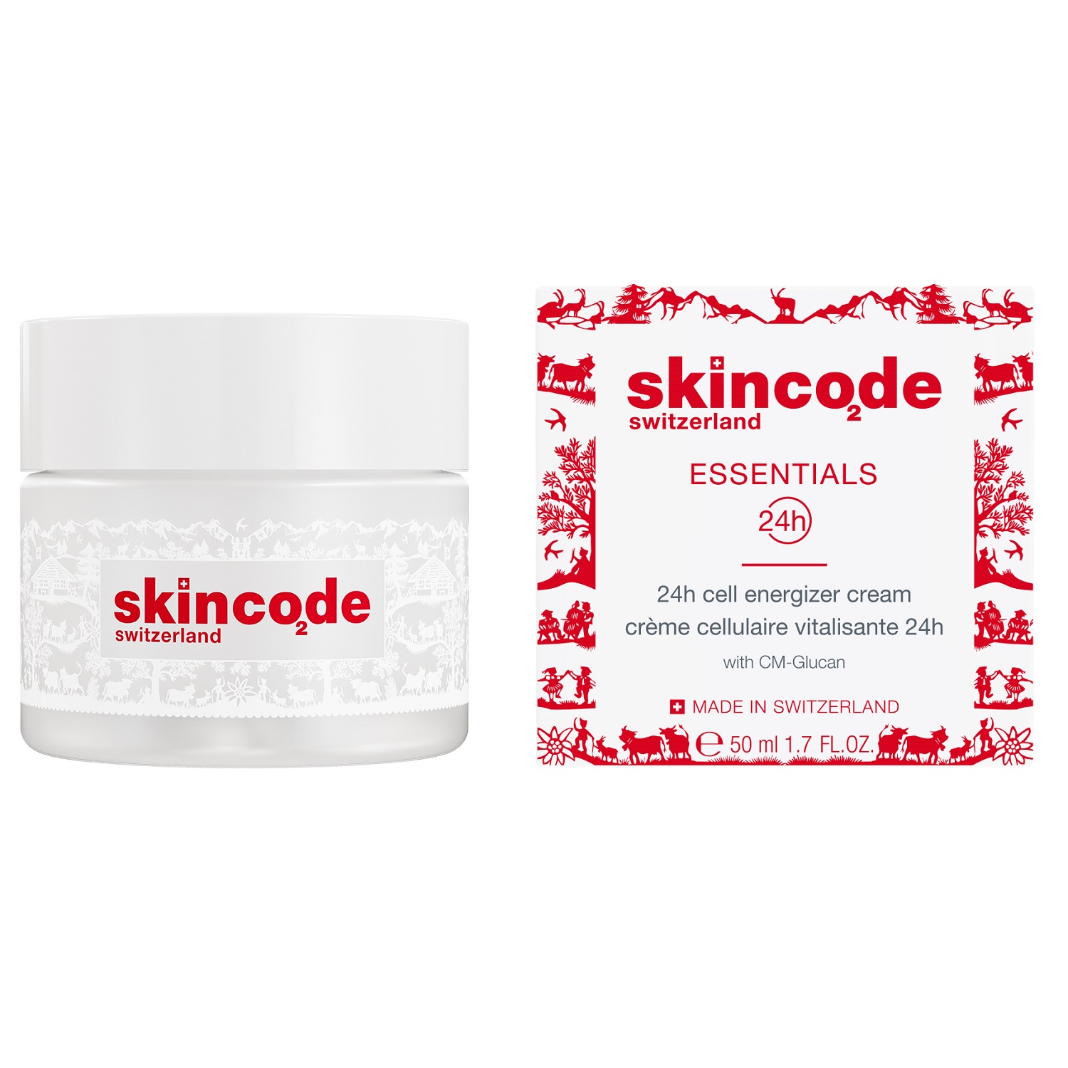 

Крем для лица Skincode 24 часа в сутки энергетический клеточный 50 мл