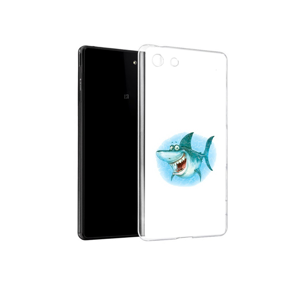 

Чехол MyPads Tocco для Sony Xperia M5 веселая акула (PT16167.241.261), Прозрачный, Tocco