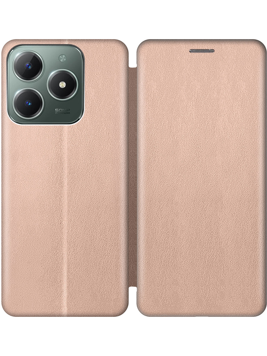

Чехол-книжка на Realme C61 / C63 золотой, Золотистый, 785979621