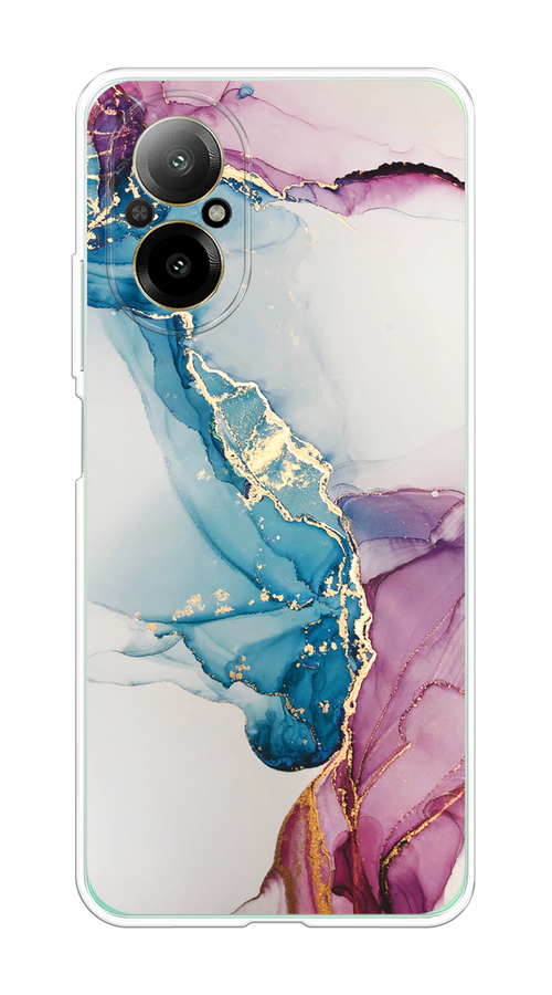 

Чехол на Realme C67 4G "Розовые разводы рисунок", Синий;розовый, 2515750-1