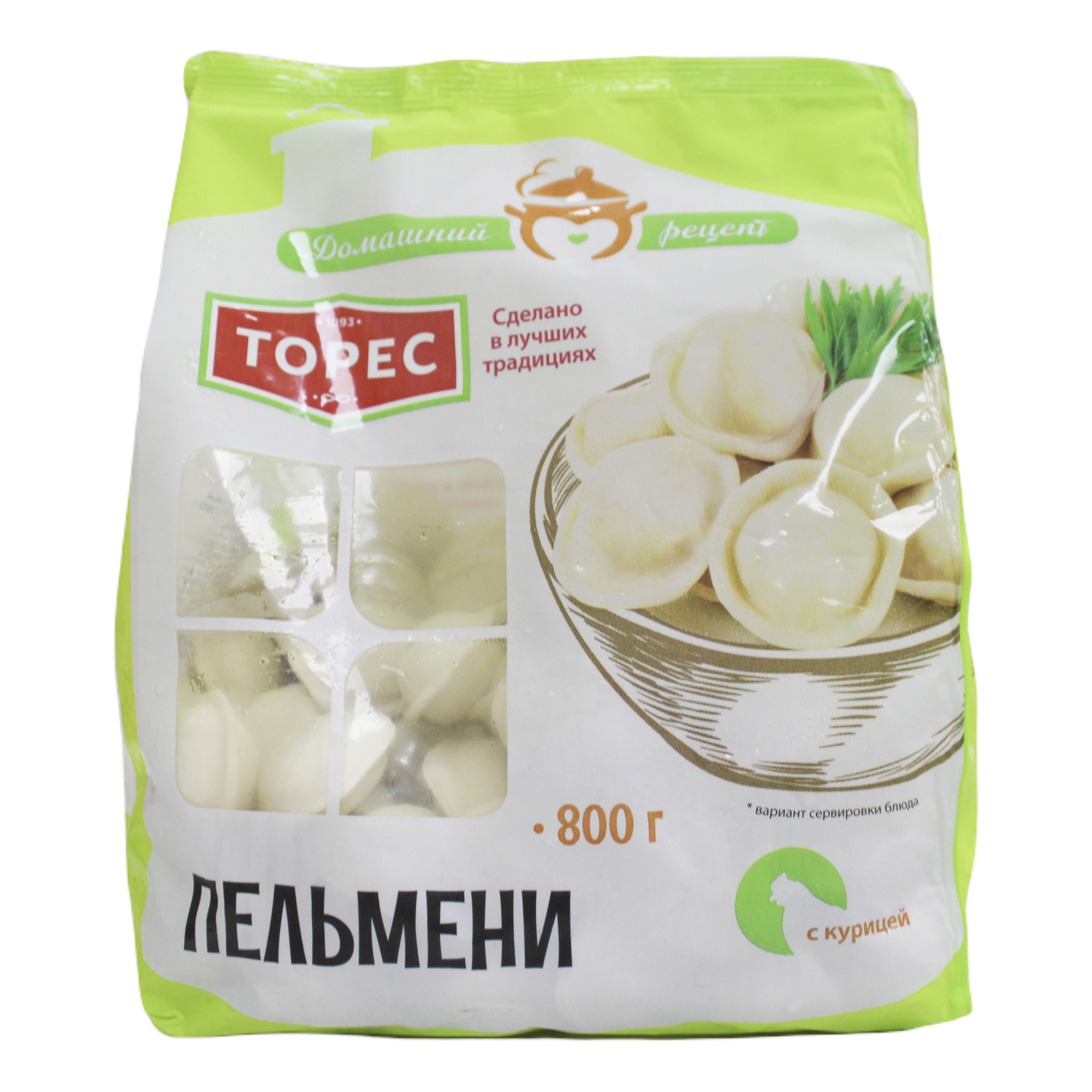 

Пельмени Торес с курицей 800 г