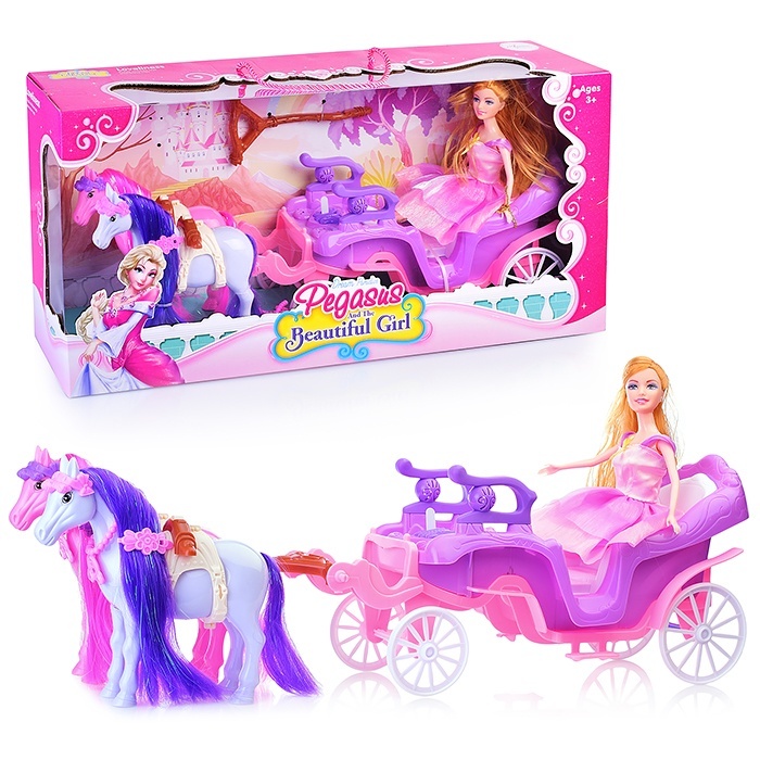 

Игрушка Лошадка Oubaoloon свет, звук, с куклой 28 см, в коробке, свет, звук, с куклой 28 см, в коробке