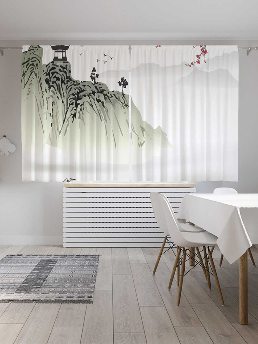 

Шторы JoyArty c фотопечатью "Японская культура в горах" из сатена, 290х180 см, Японская культура в горах