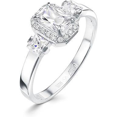 

Кольцо из серебра с фианитом р. 18,5 АЛЬКОР 01-1048_00КЦ-00, 01-1048_00КЦ-00