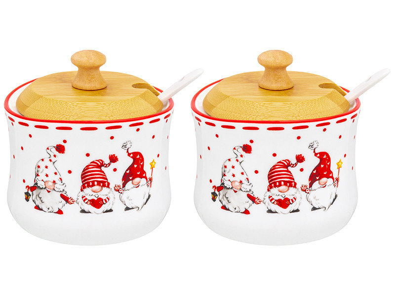 

Баночка для специй Elan Gallery Веселые гномики 250ml 2шт 540624, Весёлые гномики