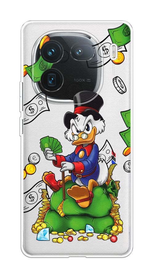 

Чехол на Vivo iQOO 12 "Scrooge Richness", Черный;синий;зеленый, 2612050-1