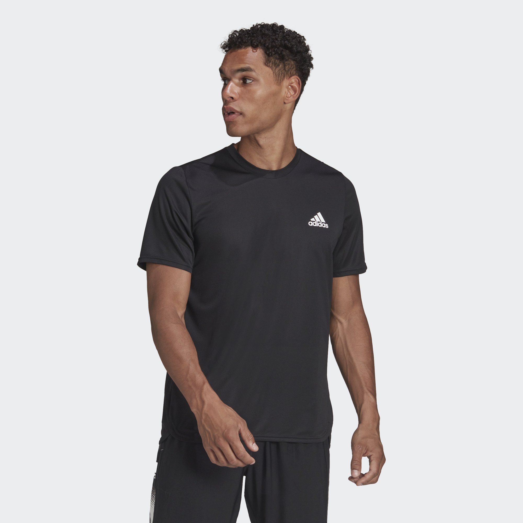 фото Футболка мужская adidas d4m tee черная xs