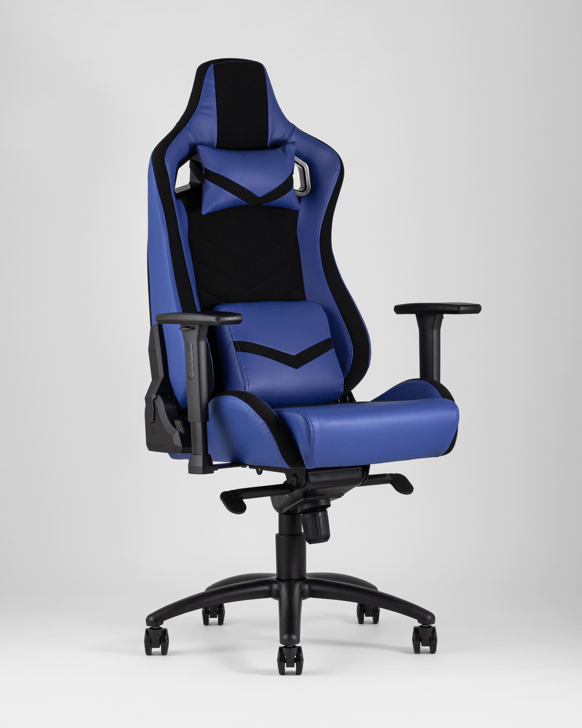 фото Кресло игровое topchairs racer premium синее