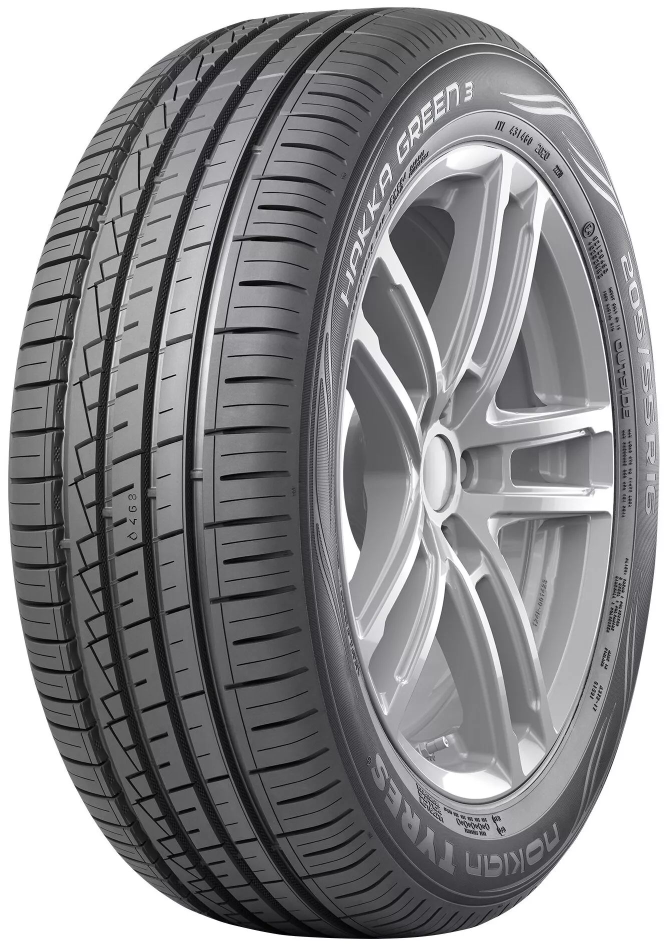 

R14 165/70 Nokian Tyres Hakka Green 3 81T T431447