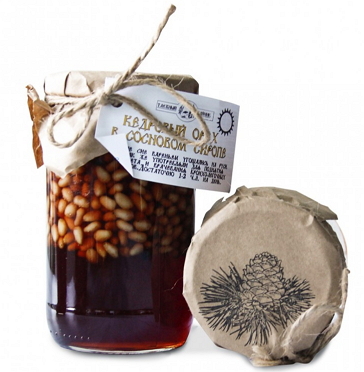 фото Кедровый орех в сосновом сиропе, 420 гр, таёжный тайник