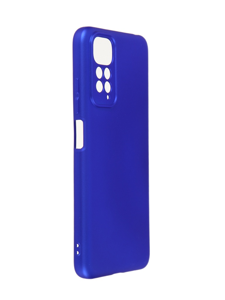 фото Чехол neypo для xiaomi redmi note 11/ note 11s silicone case 2.0mm metallic blue nsc49524