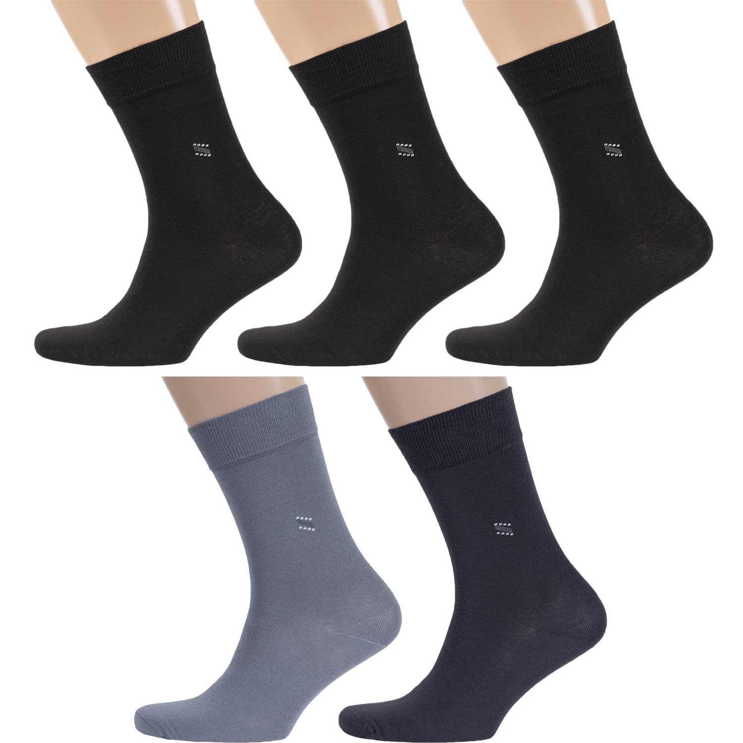 

Комплект носков мужских RuSocks 5-М-196 разноцветных 41-43, 5-М-196