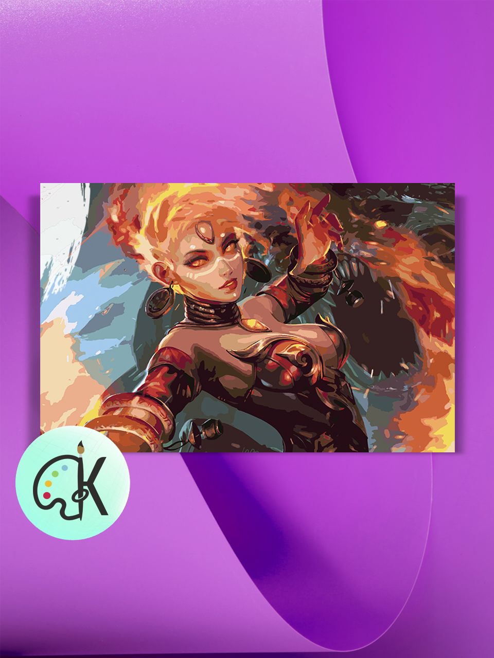 

Картина по номерам на холсте Культура Цвета Dota 2 - Dota Lina 1, 40 х 50 см, Dota 2 - Dota Lina 1