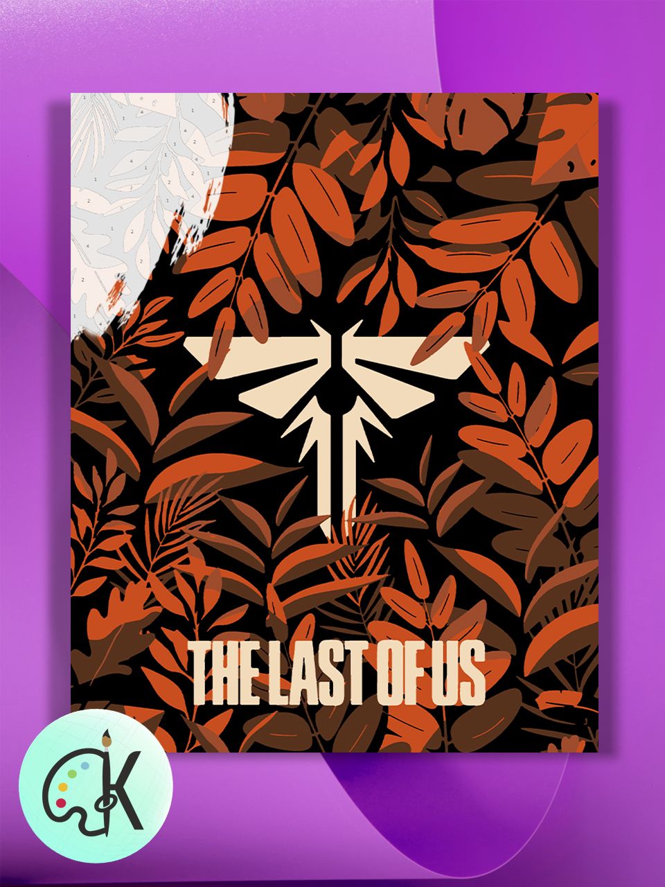 

Картина по номерам на холсте Культура Цвета The Last of Us - Постер Цикад, 40 х 60 см, The Last of Us - Постер Цикад