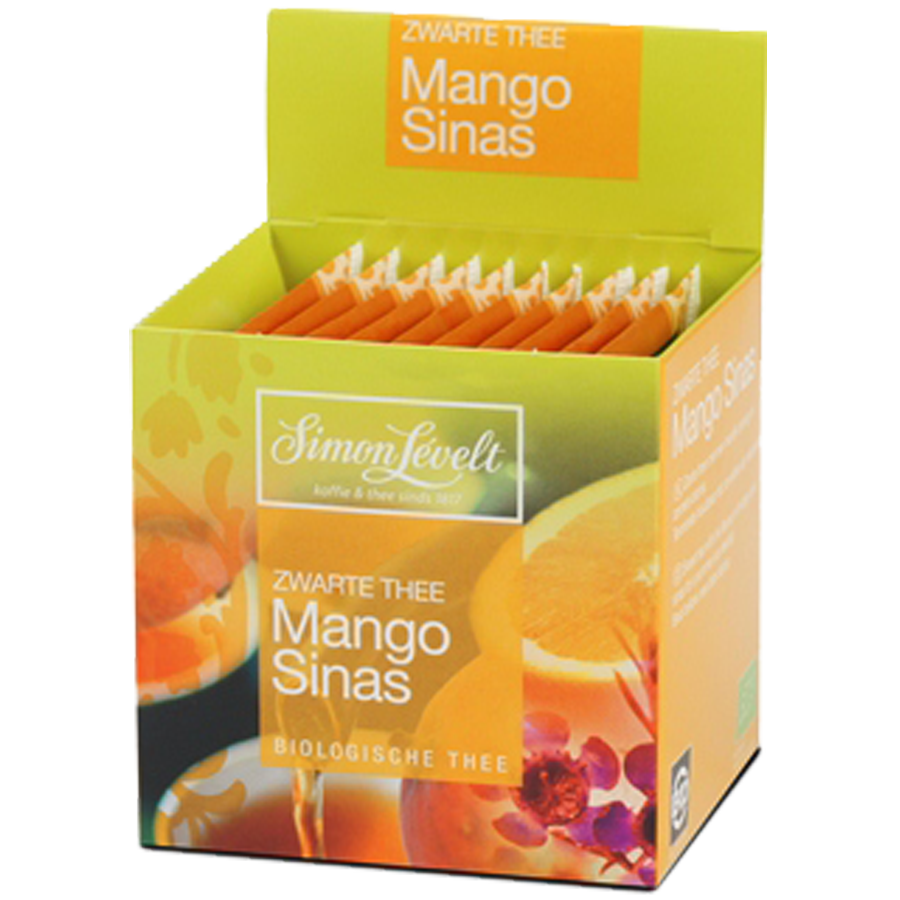 

Чай Черный байховый Mango Orange, 10 пакетиков, Simon Levelt