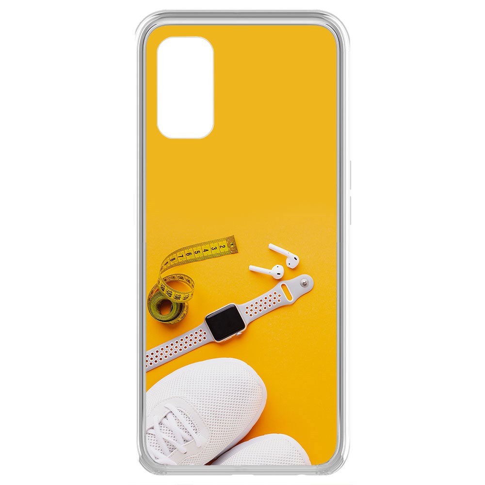 фото Чехол-накладка krutoff clear case кроссовки женские фитнес для realme 7 pro