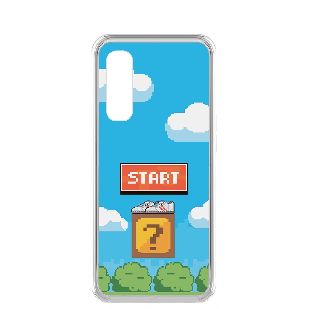 

Чехол-накладка Krutoff Clear Case Кроссовки детские 8-Бит для Realme 7