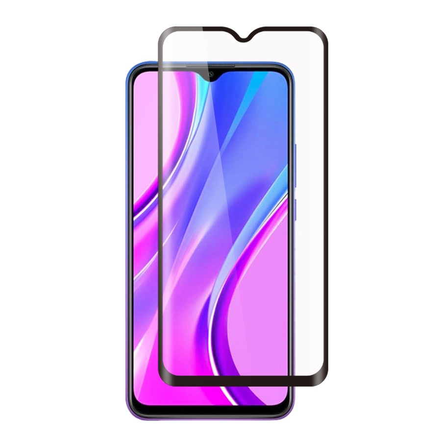 Защитное стекло Brozo на Xiaomi Redmi 9/ Redmi 9T/ Poco M3 на весь экран