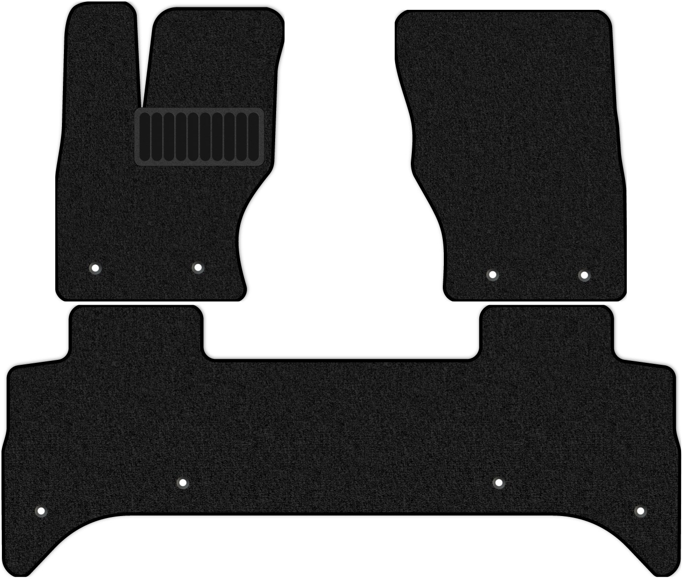 фото Коврики allmone "comfort" для land rover range rover iv (l405) (2012 - 2021) черн 3 шт. ле