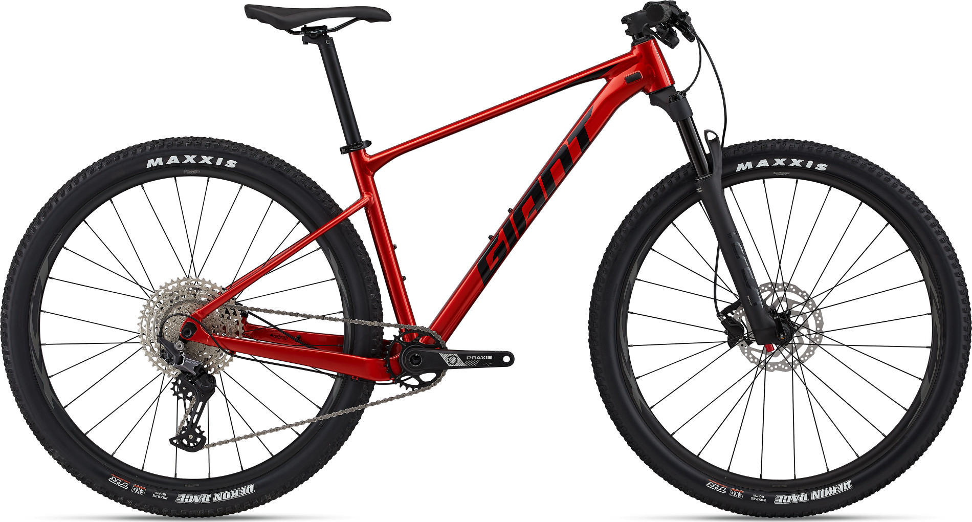 Горный велосипед Giant XTC SLR 29 2 - 2022 S, красный